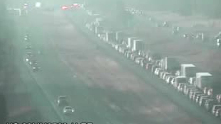 Southbound lanes of US 23 were closed Monday because of a crash