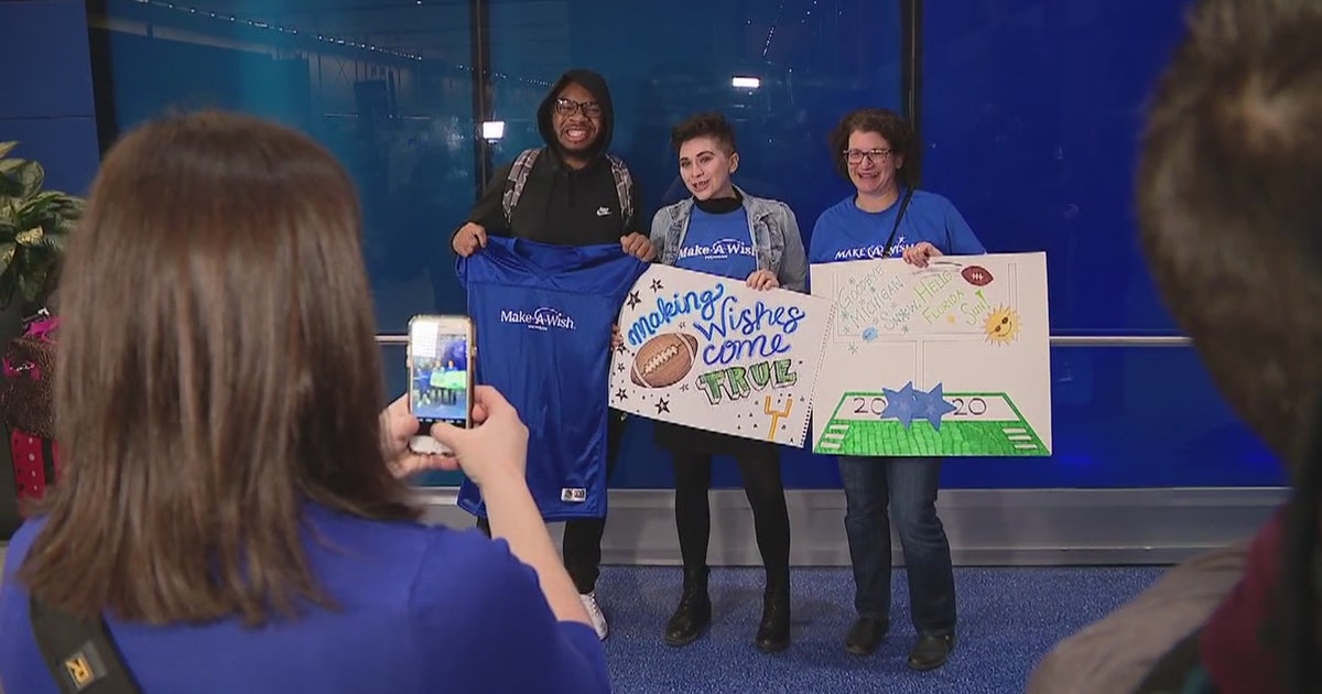 Make A Wish sending Detroit teen to Superbowl after overcoming major ...