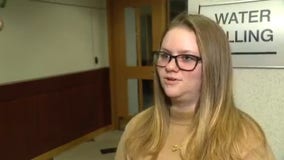 College student honored for stopping possible knife attack by classmate