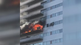 11 injured, including 3-month-old baby, in West Los Angeles 25-story apartment fire