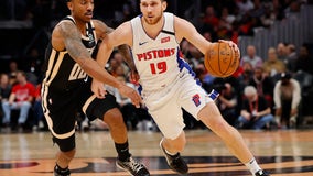 Rose, Mykhailiuk spark Pistons to win over Hawks