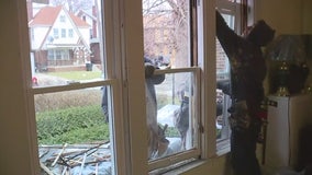 Fifteen lucky Detroit homeowners are getting free energy-efficient windows this winter