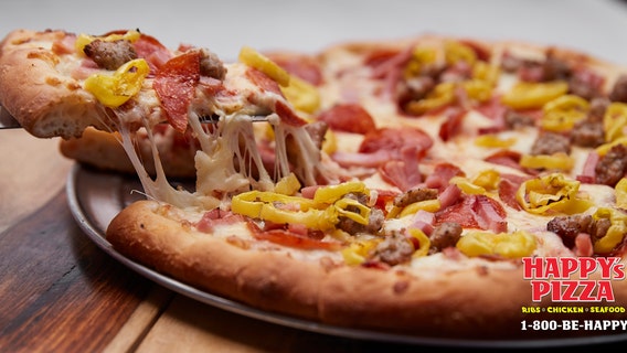 Happy's Pizza offers super deal for Sunday's big game