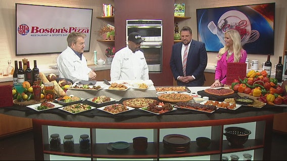 Boston's Restaurant and Sports Bar's pepperoni stuffed twist bread recipe