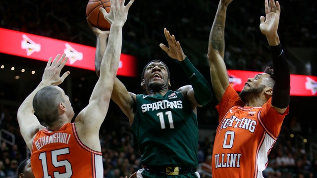 No. 14 Michigan St. tops Illinois 76-56, stays atop Big Ten