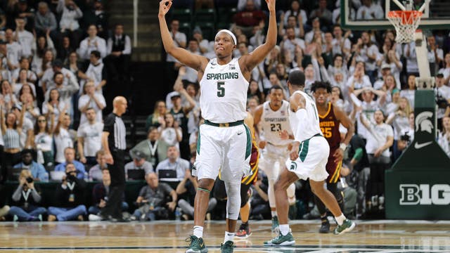 Winston leads No. 8 Michigan St. to 74-58 win over Minnesota
