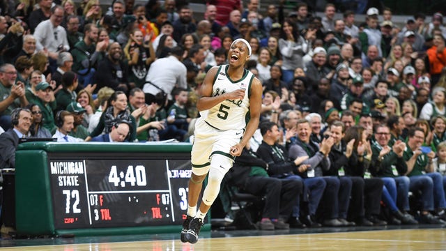No. 14 Michigan St tops Northwestern 79-50, moves into 1st