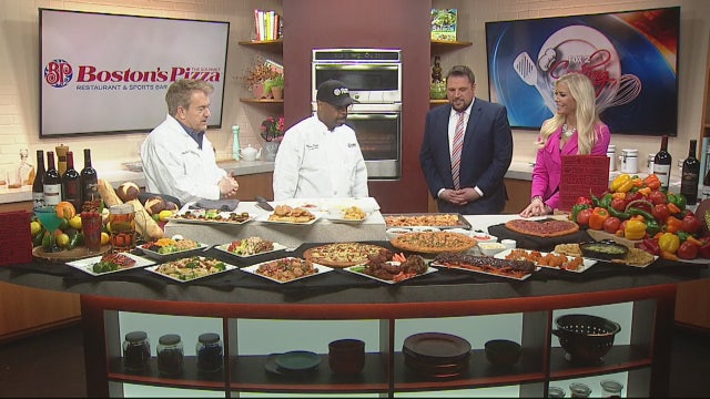 Boston's Restaurant and Sports Bar's pepperoni stuffed twist bread recipe