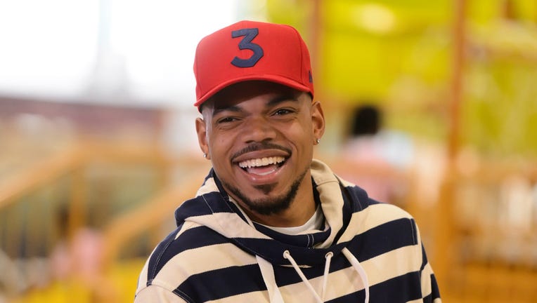 Chance the Rapper attends the Great Wolf Lodge Illinois grand opening celebration at Great Wolf Lodge Illinois on June 21, 2018 in Gurnee, Illinois.