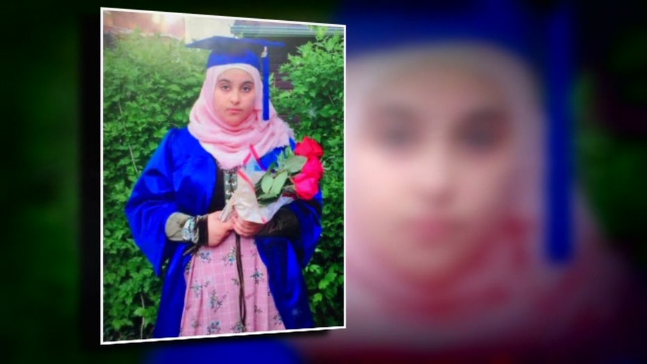 A graduation photo of Reem Alsaidi