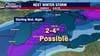 Between 2 and 4 inches of snow coming to SE Michigan Wednesday into Thursday