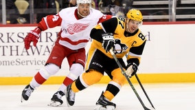 Hornqvist has 2 goals, assist and Pens top Red Wings 5-1