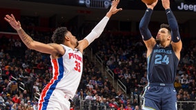 Valanciunas scores 26, leads Grizzlies over Pistons 96-82