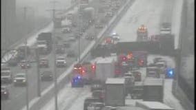 I-75 southbound reopened after semi rollover near Rouge River bridge