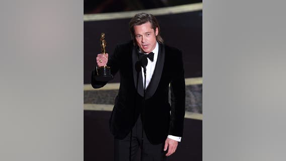 Brad Pitt wins first acting Oscar at the 92nd Academy Awards