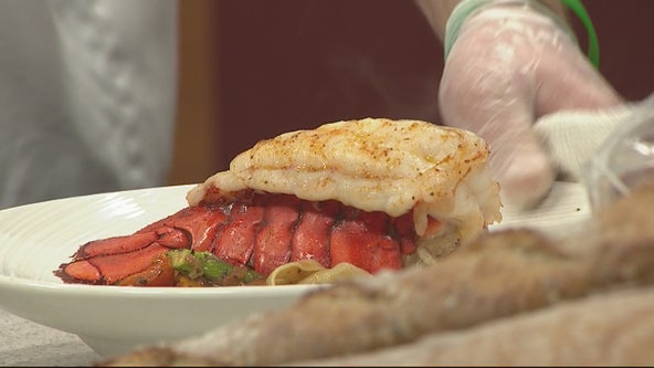 Making a lobster pasta with Andiamo