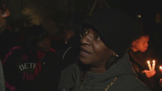 Family of one of Kenyel Brown's victims hold vigil, express relief at capture