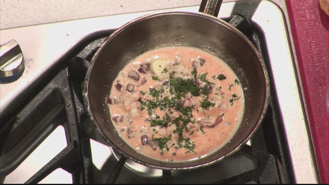 Lobster pot pie filling recipe from No. Six Prime