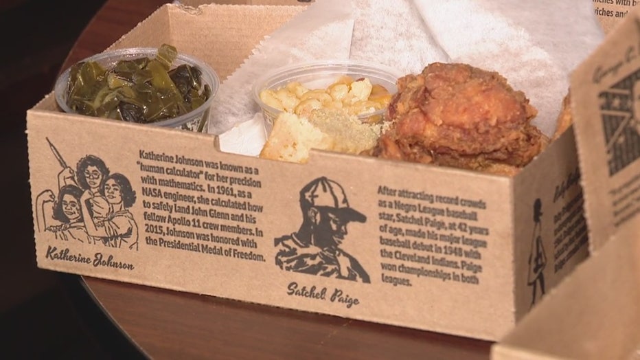 Soul food restaurant serves 'shoebox lunches' with black history