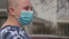 Friends hold drive-by birthday celebration for Wyandotte teen who beat cancer