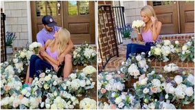 Brookhaven couple cancels wedding, donates flowers to cheer people up