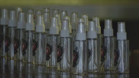 Griffin Claw starts making free hand sanitizers from distilled grain alcohol