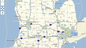 Map of available free meals for students in Mich. amid school closures