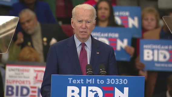 Joe Biden wins Michigan primary, extending lead over Bernie Sanders