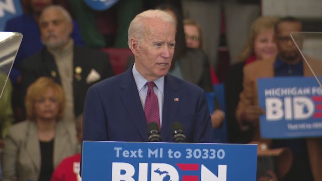 Joe Biden Detroit rally urges 'get out the vote' on eve of Michigan primary