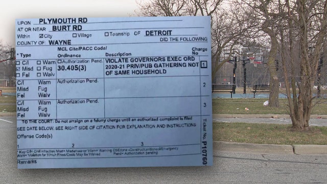Police issue ticket for violating stay-home order after breaking up party at Detroit’s Rouge Park