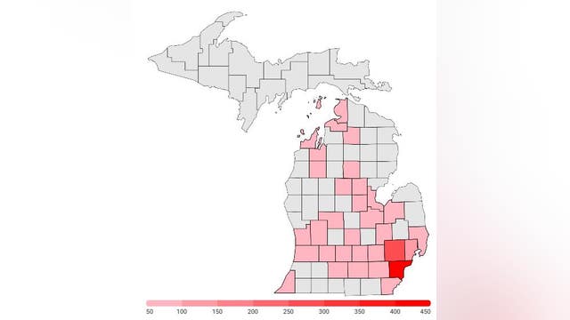 Track Michigan coronavirus cases by county with this interactive map