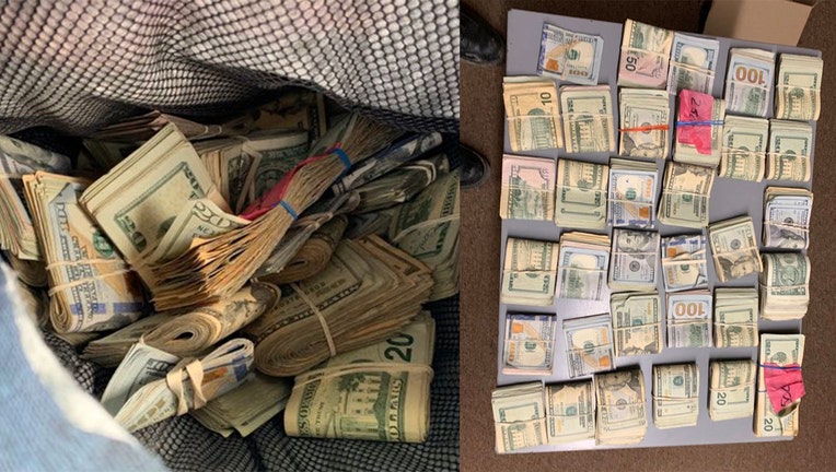 Michigan State Police seized $40,000 during a traffic stop on I-75 in Monroe County Tuesday morning. 