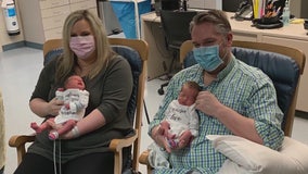 Mom sick with COVID-19 drives self to hospital to deliver twins, meets them in NICU weeks later
