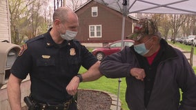 Veteran, 74, pays it forward to Hazel Park police after they catch crooks who stole his truck and $40,000