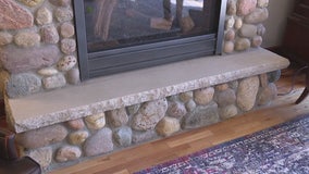 How to put a natural cut edge on a limestone block