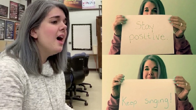 Above and beyond teacher keeps choir students encouraged with musical messages of love amid pandemic