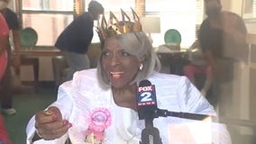 Detroit church celebrates woman's 106th birthday with celebratory drive-by parade