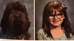 ‘I don’t know how I can ever thank this dog’: Service dog pictured by girl’s side in yearbook