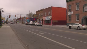 Empty streets lined Detroit's Mexicantown on Cinco de Mayo