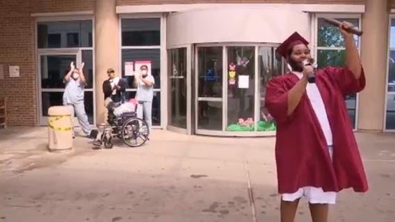 River Rouge senior graduates high school after beating COVID-19