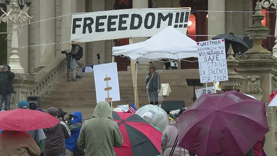No citations, arrests at protest against Gov. Gretchen Whitmer's stay home orders in Lansing