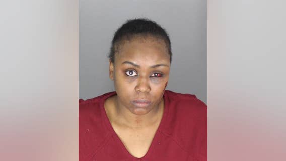Woman accused of ramming gas station, 2 police cruisers with her car after fight in Pontiac
