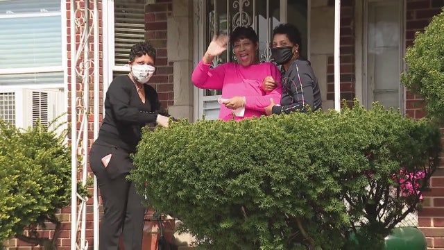 Family and friends organize celebratory parade for COVID-19 survivor