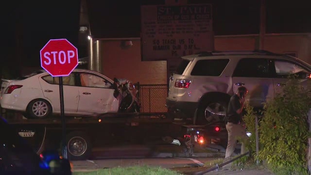 Child killed, 2 others critically hurt in crash on Detroit's east side