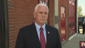 Vice President Mike Pence talks coronavirus, protests in Sterling Heights visit