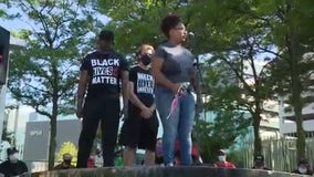 Detroit protesters against police brutality make case to end DPD's Project Green Light