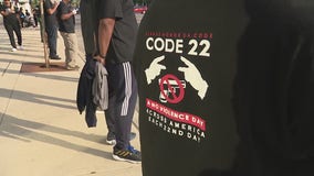 Code 22 protests held with 22 minutes of silence denouncing police brutality, criminal violence