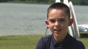 Clarkston 9-year-old saves girl struggling in lake, helps save two other boys