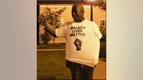 Statue of segregationist Dearborn Mayor Hubbard adorned in Black Lives Matter shirt before being removed