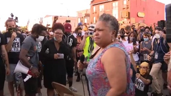 On 11th night Detroit protest march goes to Algiers motel incident site from 1967 rebellion